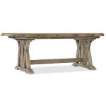 Boheme Boheme Colibri 88in Trestle Dining Table w/1-20in Leaf