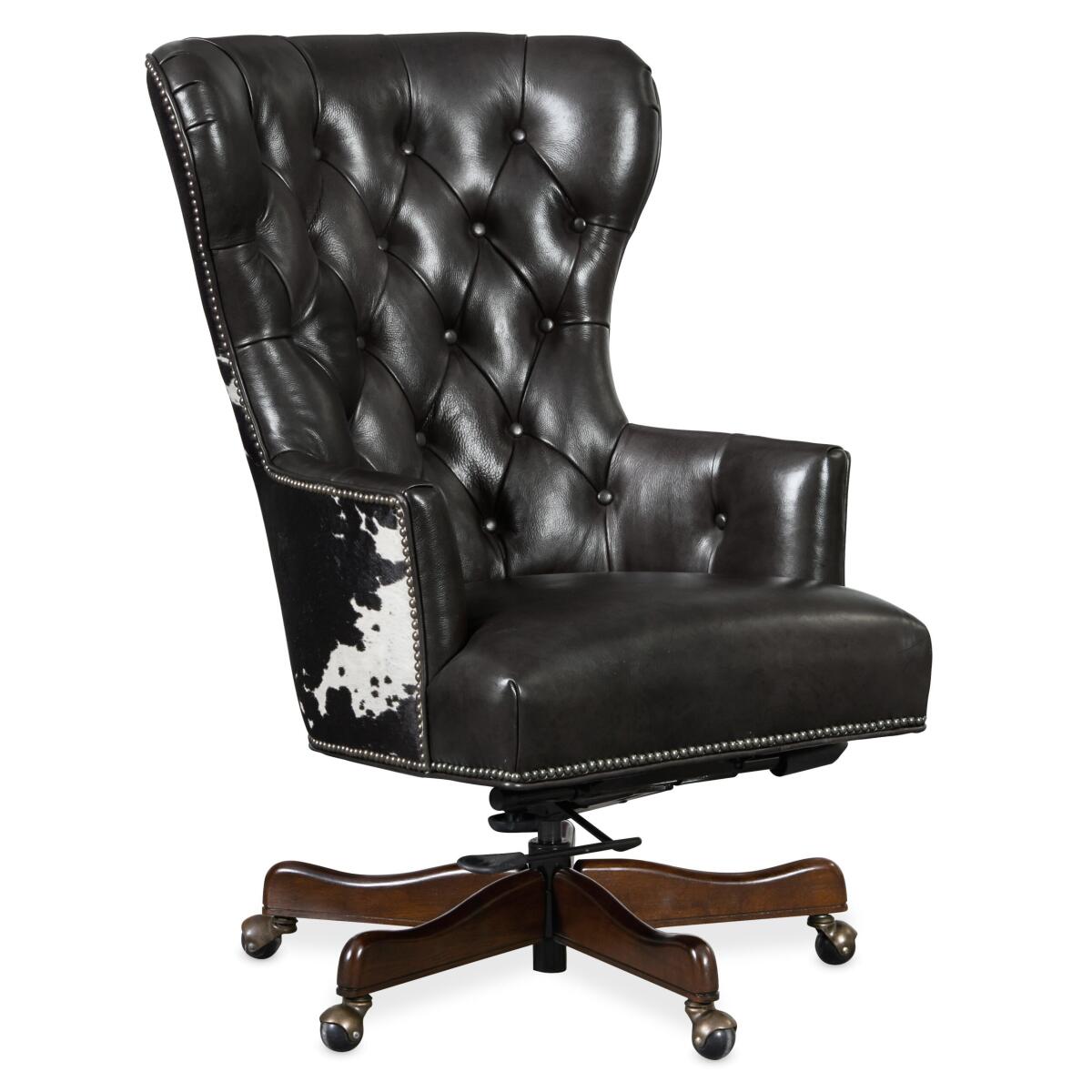 EC Katherine Executive Swivel Tilt Chair w/ Black & White HOH EC Katherine Executive Swivel Tilt Chair w/ Black & White HOH - Image 1