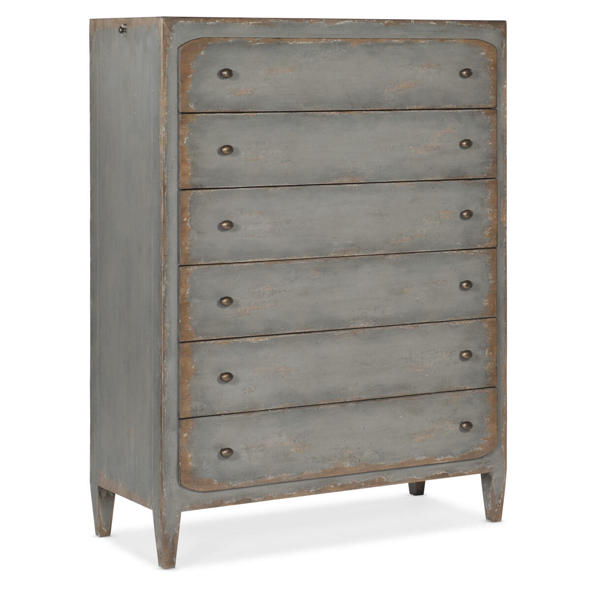 CiaoBella Ciao Bella Six-Drawer Chest- Speckled Gray CiaoBella Ciao Bella Six-Drawer Chest- Speckled Gray - Image 1