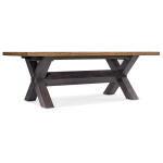BigSky Big Sky Trestle Dining Table w/2-20in leaves