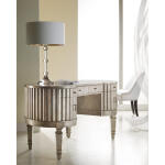 Melange Melange Fluted Kidney Desk - Image 2