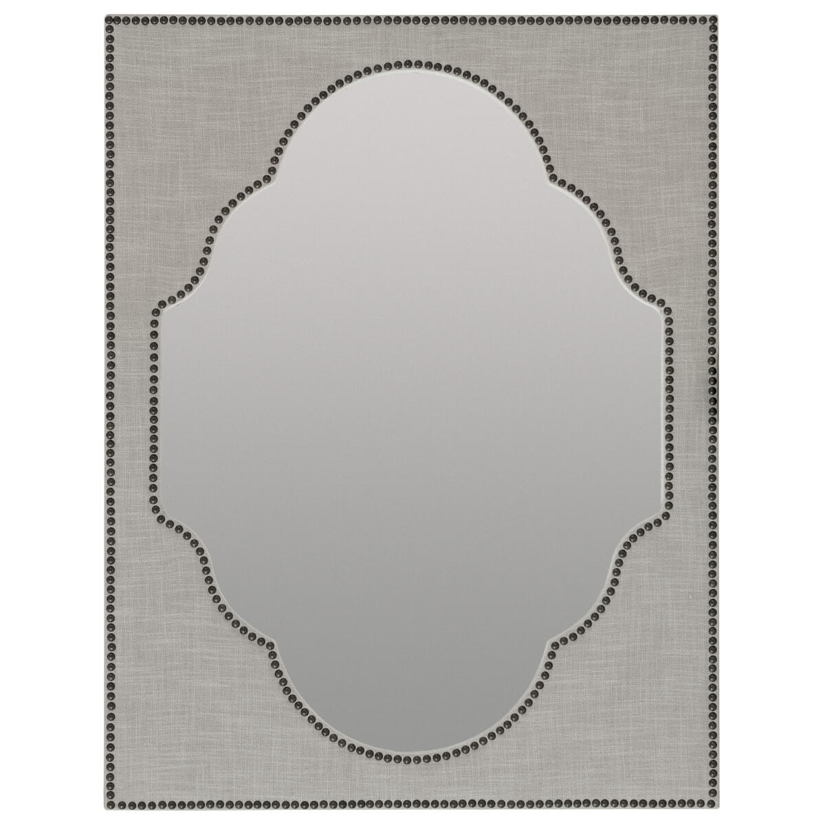 Boheme Boheme Nourmand Linen Wrapped Mirror Boheme Boheme Nourmand Linen Wrapped Mirror - Image 1