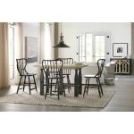 CiaoBella Ciao Bella Spindle Back Counter Stool-Black - Image 2