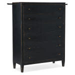 CiaoBella Ciao Bella Six-Drawer Chest- Black - Image 3