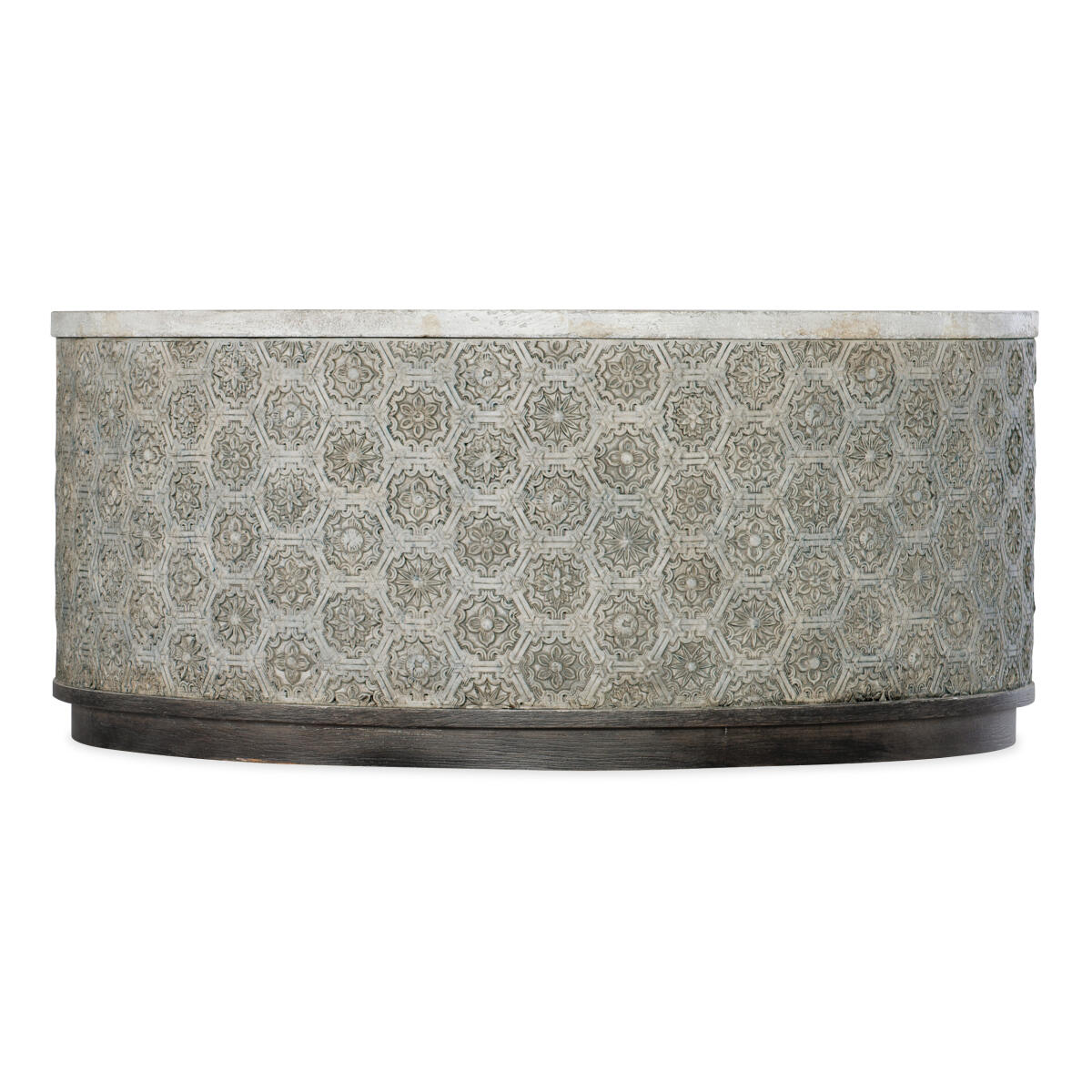 Melange Melange Greystone Round Cocktail Table Melange Melange Greystone Round Cocktail Table - Image 1