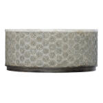 Melange Melange Greystone Round Cocktail Table