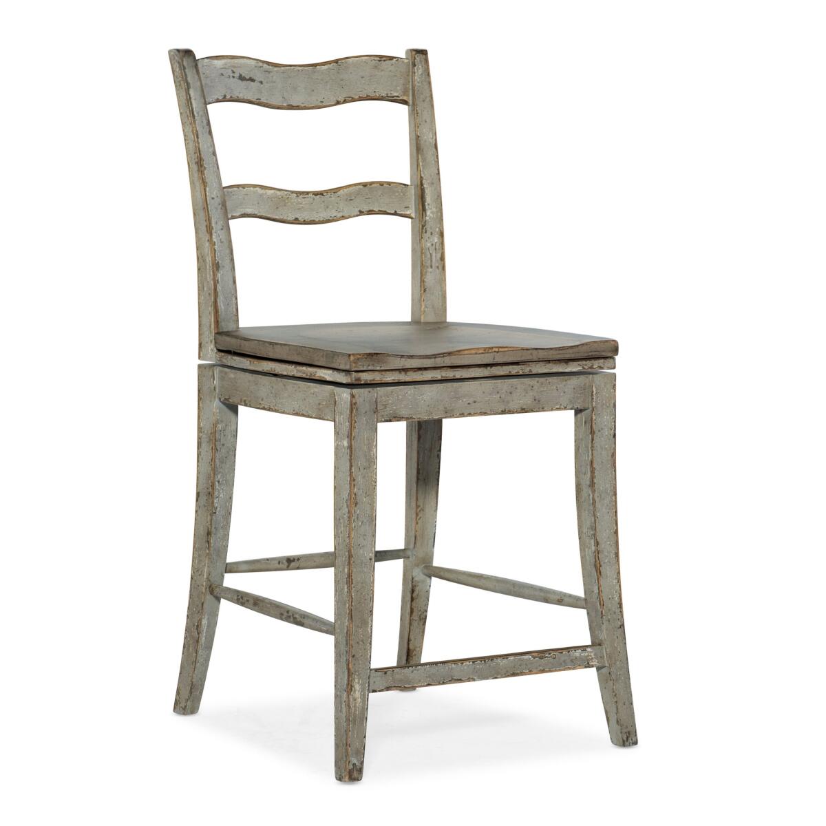 Alfresco Alfresco La Riva Ladder Back Swivel Counter Stool Alfresco Alfresco La Riva Ladder Back Swivel Counter Stool - Image 1