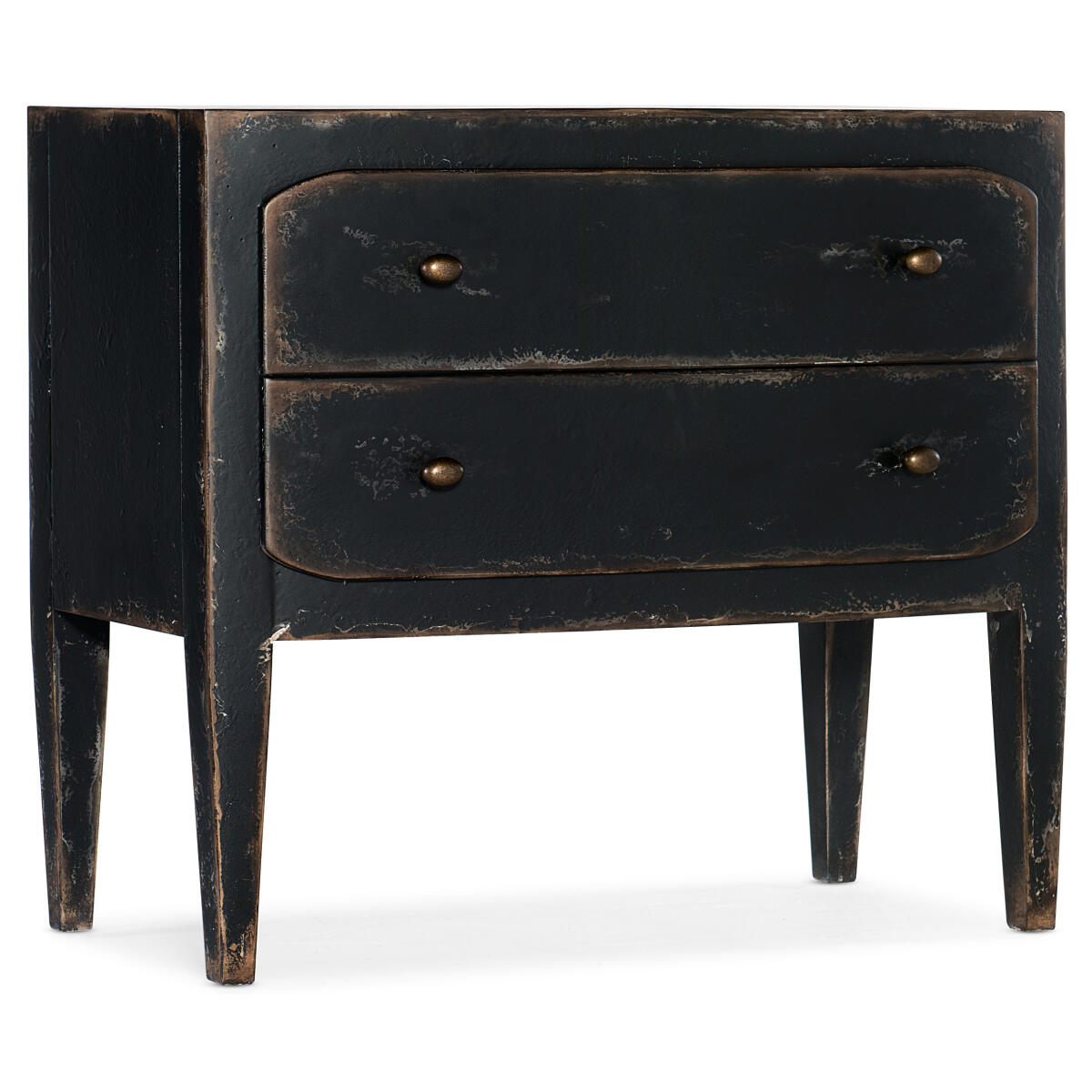 Ciao Bella Two-Drawer Nightstand- Black Ciao Bella Two-Drawer Nightstand- Black - Image 1