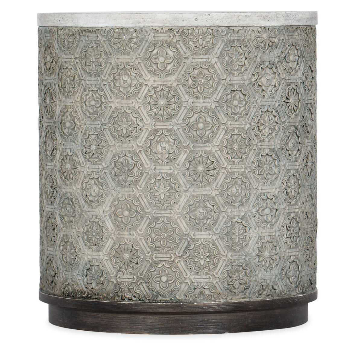 Melange Melange Greystone Round End Table Melange Melange Greystone Round End Table - Image 1