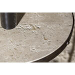HilCountry Luckenbach Metal and Stone End Table - Image 5