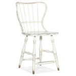CiaoBella Ciao Bella Spindle Back Counter Stool-White