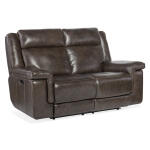 MS Montel Lay Flat Power Loveseat with Power Headrest & Lumbar