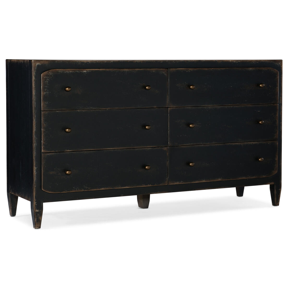 CiaoBella Ciao Bella Six-Drawer Dresser- Black CiaoBella Ciao Bella Six-Drawer Dresser- Black - Image 1