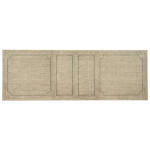 CiaoBella Ciao Bella 84in Trestle Table w/ 2-18in Leaves-Flaky White/Black - Image 3