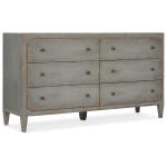CiaoBella Ciao Bella Six-Drawer Dresser- Speckled Gray