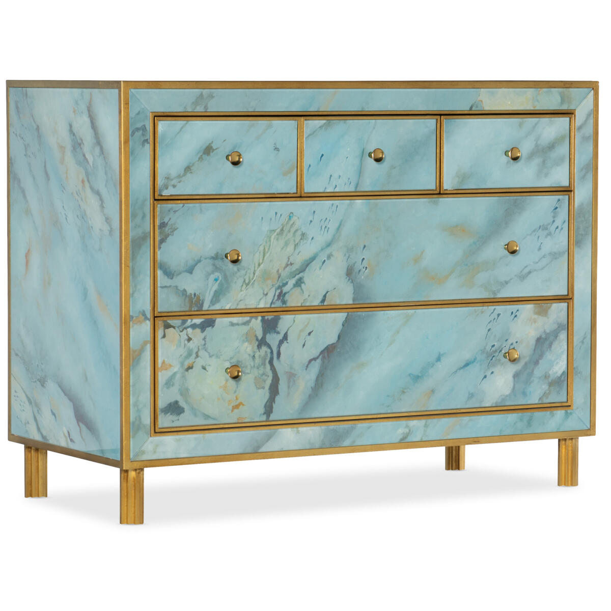 Melange Melange Sorrell Five-Drawer Chest Melange Melange Sorrell Five-Drawer Chest - Image 1
