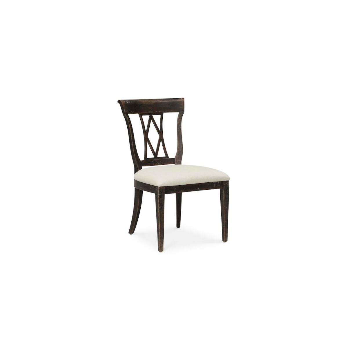 Woodridge Wood Back Side Chair Cavern Black Woodridge Wood Back Side Chair Cavern Black - Image 1