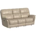 Club Level Cary Flax Power Sofa