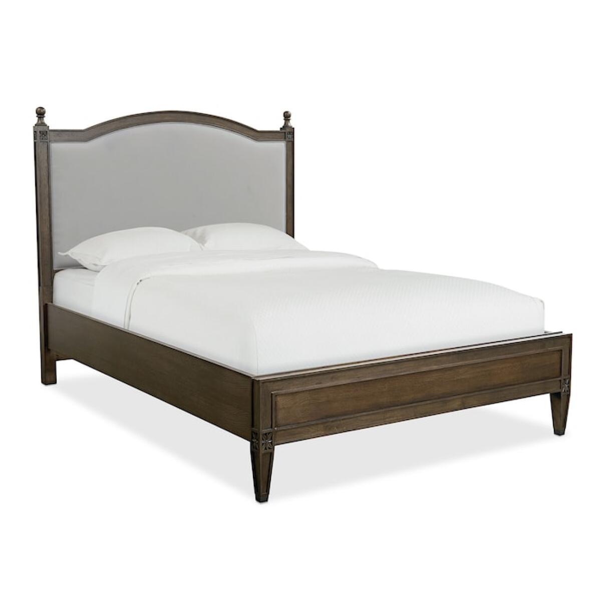 Charlotte Queen Upholstered Bed with Low Footboard Charlotte Queen Upholstered Bed with Low Footboard - Image 1