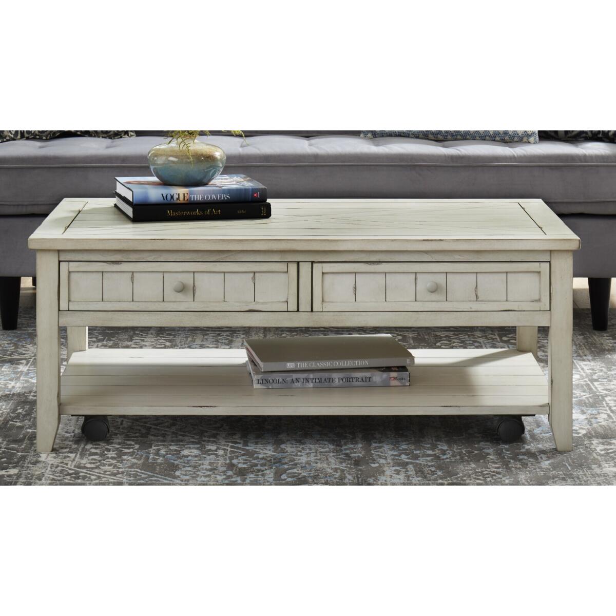 Door County Large Rectangular Cocktail Table Door County Large Rectangular Cocktail Table - Image 1