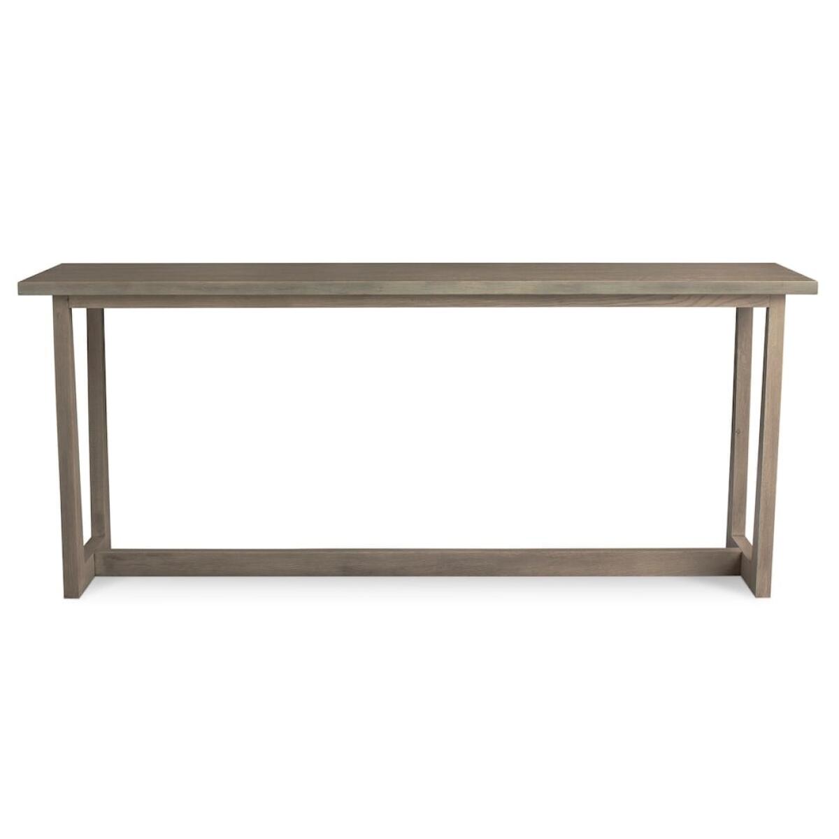 Liam Oak Console Table Liam Oak Console Table - Image 1