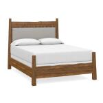 Benchmade Heritage Maple Live Edge Upholstered Bed
