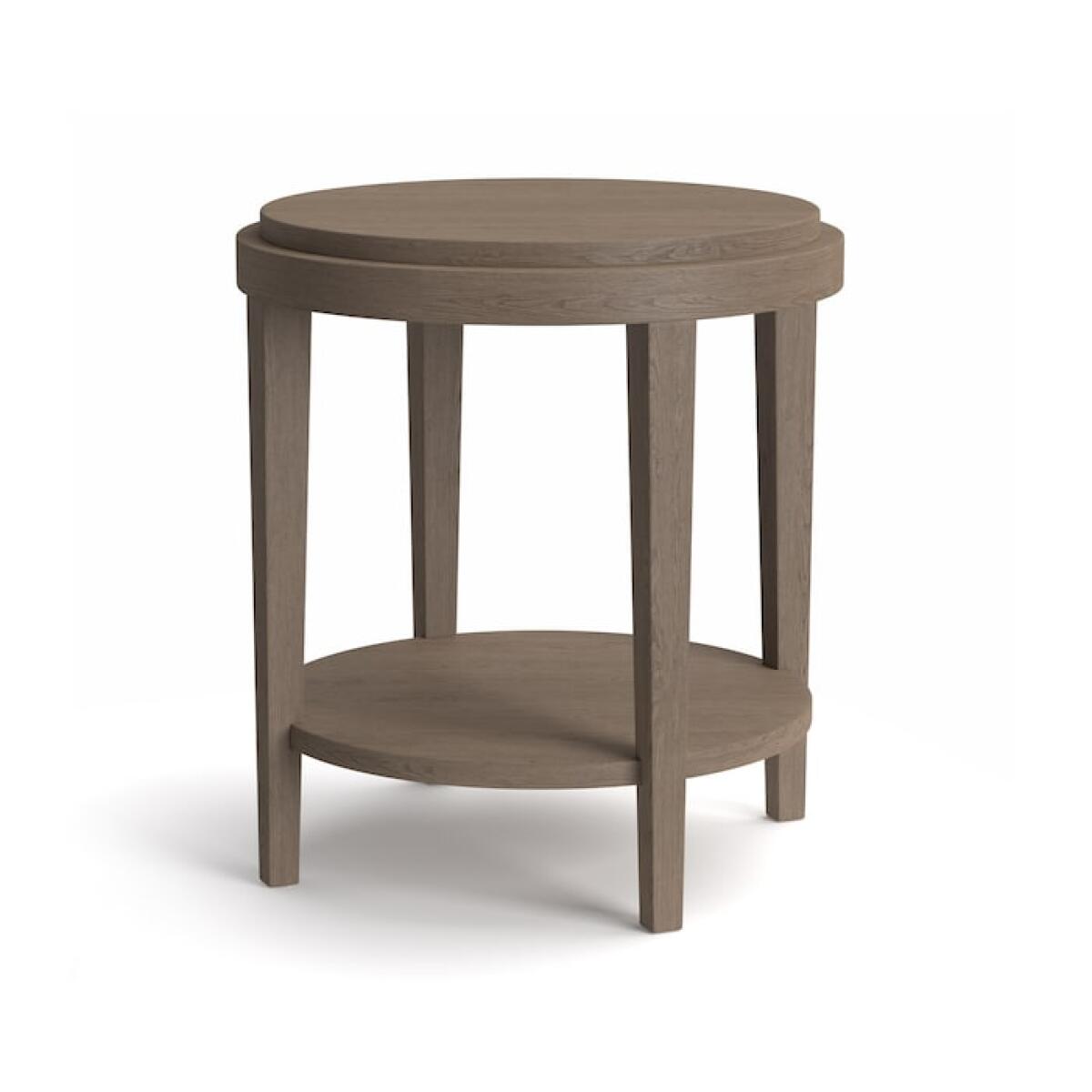Ventura Round End Table Brown Ventura Round End Table Brown - Image 1
