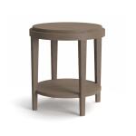Ventura Round End Table Brown