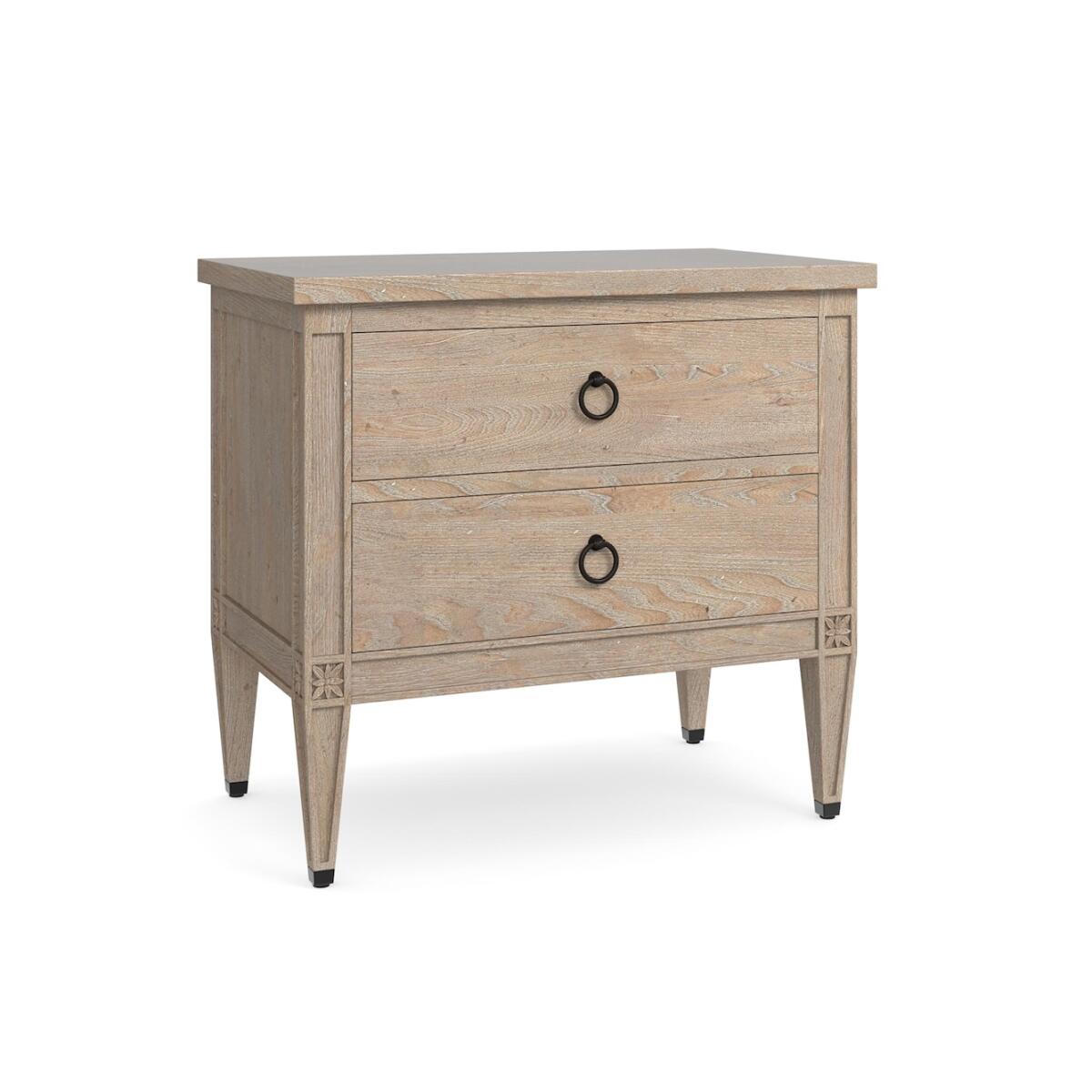 Charlotte Nightstand in Washed Elm Charlotte Nightstand in Washed Elm - Image 1