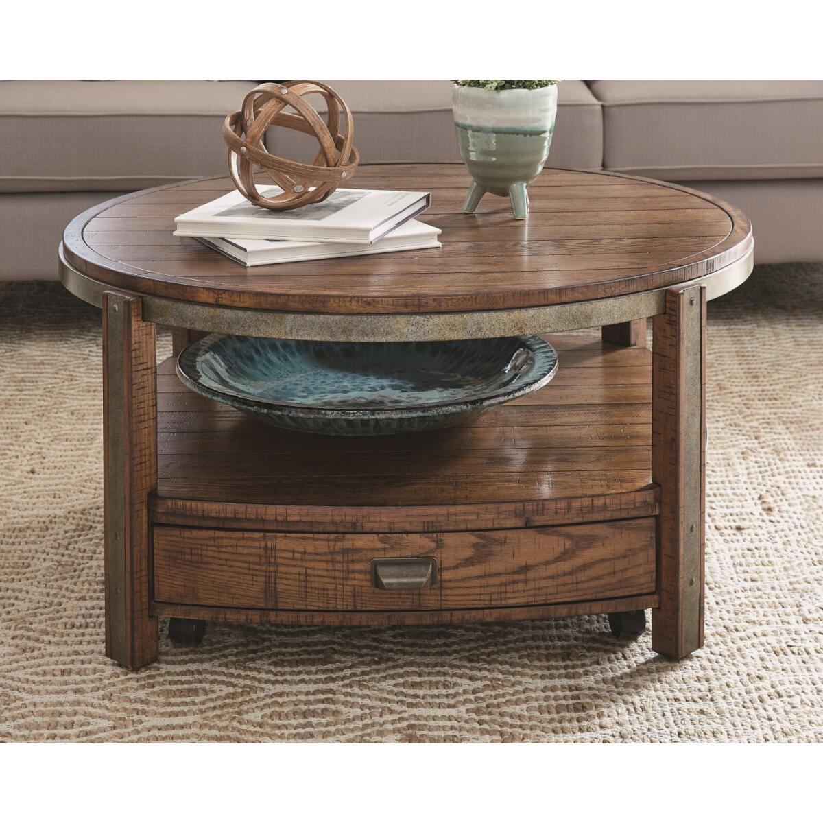 Durham Park Round Cocktail Table Durham Park Round Cocktail Table - Image 1