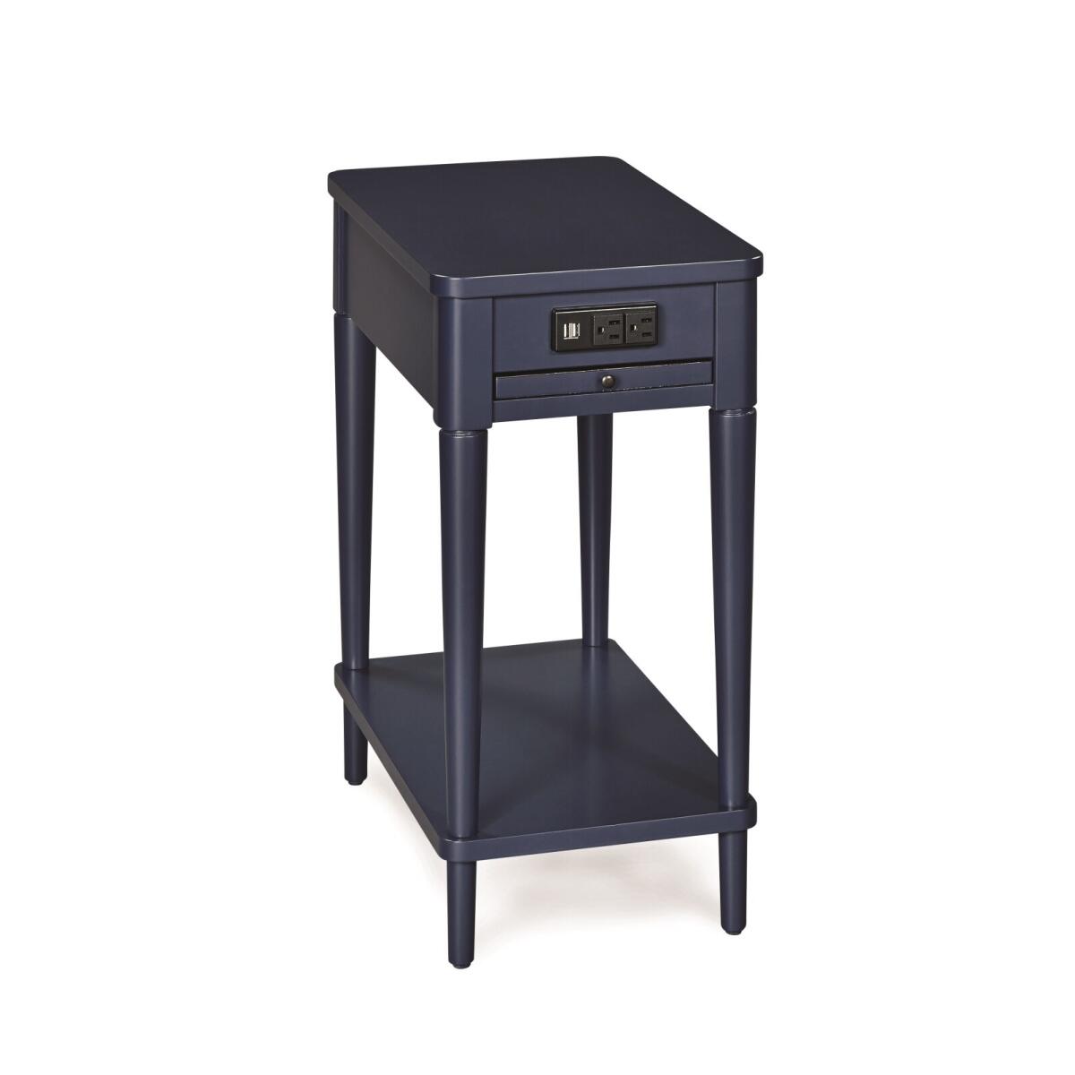 Expressions Charging Chairside Table – Navy Expressions Charging Chairside Table - Navy - Image 1