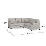 Carolina Sock Arm U-Shaped Sectional - Image 2
