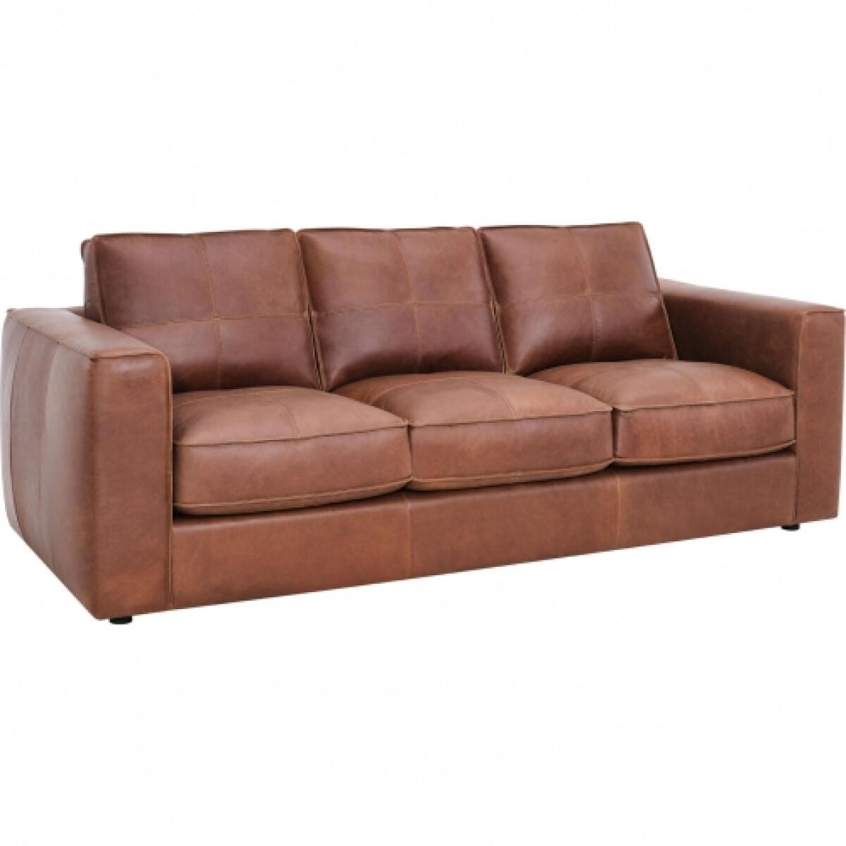 Horizon Brown Leather Sofa Horizon Brown Leather Sofa - Image 1