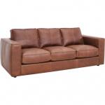 Horizon Brown Leather Sofa