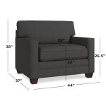 Alexander Track Arm Chair and a Half - Image 2