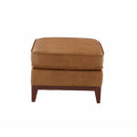 Newport Leather Ottoman