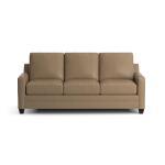 Carolina Leather Thin Track Arm Sofa