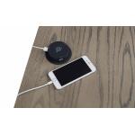 Benchmade Abingdon Oak Bedside Table w/Charger - Image 7