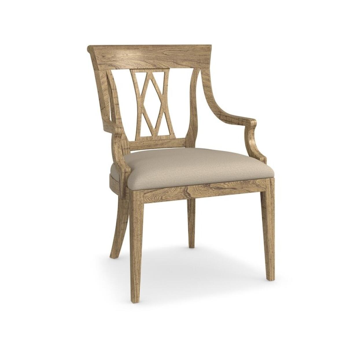 Woodridge Wood Back Arm Chair Sierra Brown Woodridge Wood Back Arm Chair Sierra Brown - Image 1