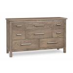 Benchmade Abingdon Oak 8 Drawer Dresser