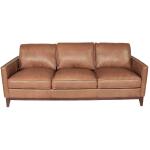 Newport Camel Leather Sofa