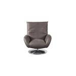 Ranlo Leather Swivel Arm Chair - Image 4