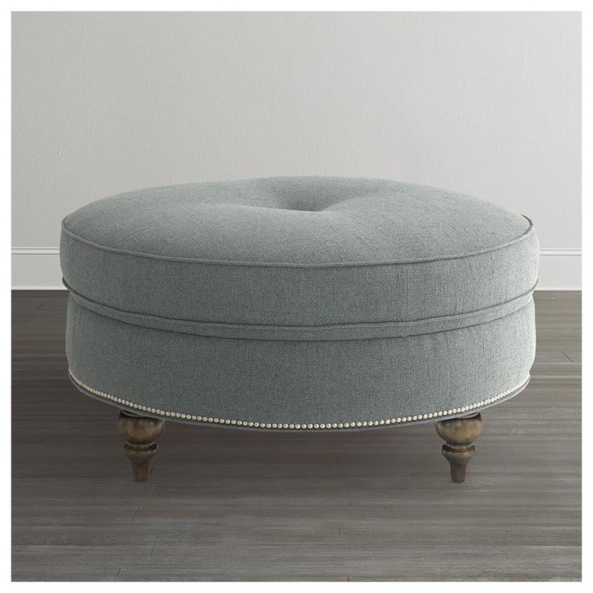 Custom Round Ottoman Custom Round Ottoman - Image 1
