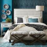 Custom Upholstered Westbury Rectangular Bed - Image 2