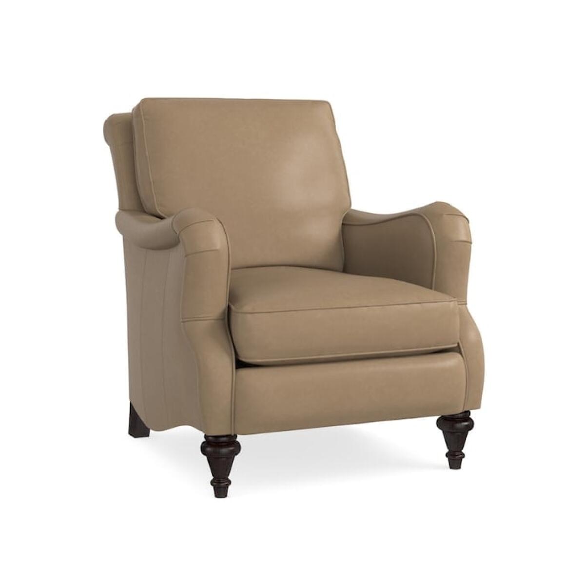 Oxford Leather Accent Chair 1496-02L Oxford Leather Accent Chair 1496-02L - Image 1