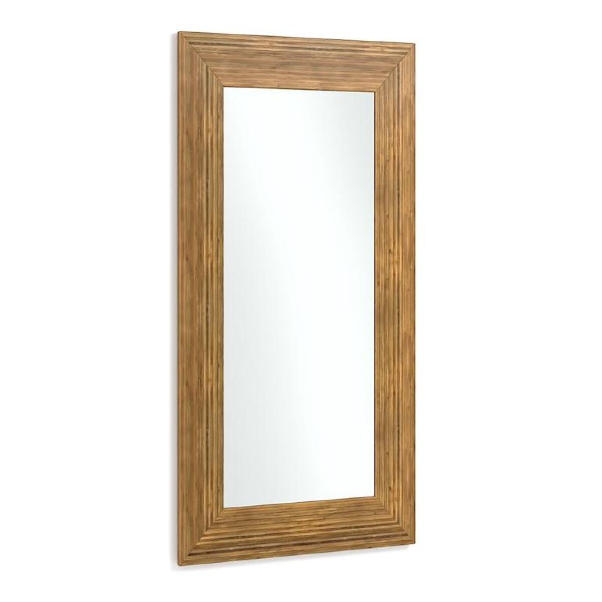Louisa Crushed Bamboo Mirror Louisa Crushed Bamboo Mirror - Image 1