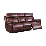 Georgetowne Fresno Power Leather Sofa