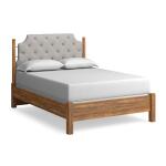 Benchmade Midtown Maple Upholstered Bed