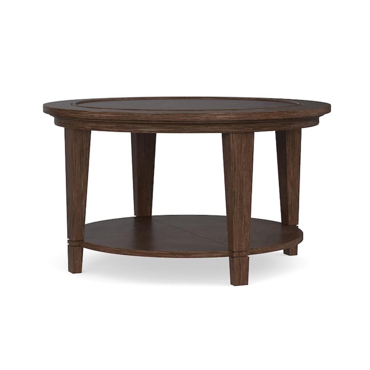 Lewiston Wood Top Round Cocktail Table Lewiston Wood Top Round Cocktail Table - Image 1