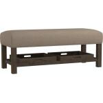 Lori Rectangle Ottoman with Trays